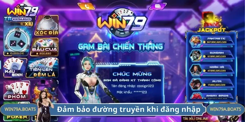 Đảm bảo đường truyền khi đăng nhập